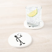 Dessous De Verre En Grès Figure de stick (Côté)