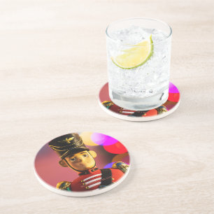 Dessous De Verre En Grès figurine de soldat de jouets de Noël SlipperyJoe g