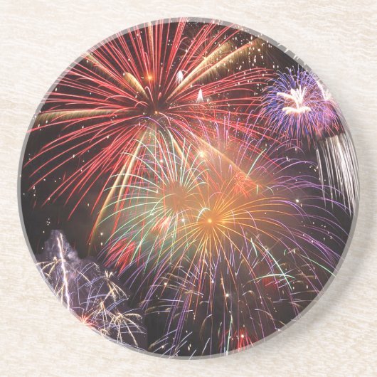 Dessous De Verre En Grès Finale Fireworks (Devant)