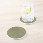 Dessous De Verre En Grès Finition Fausse Verte Toscane (Côté)