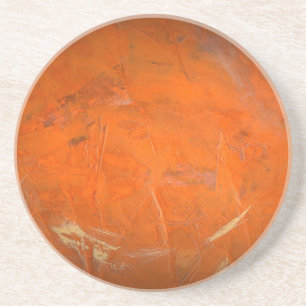 Dessous De Verre En Grès Finition Faux en terre cuite laquée