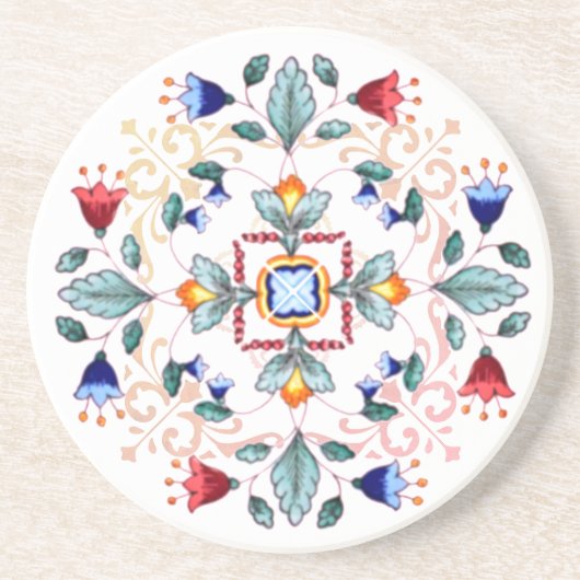 Dessous de verre en grès - Fiori (A) (Devant)