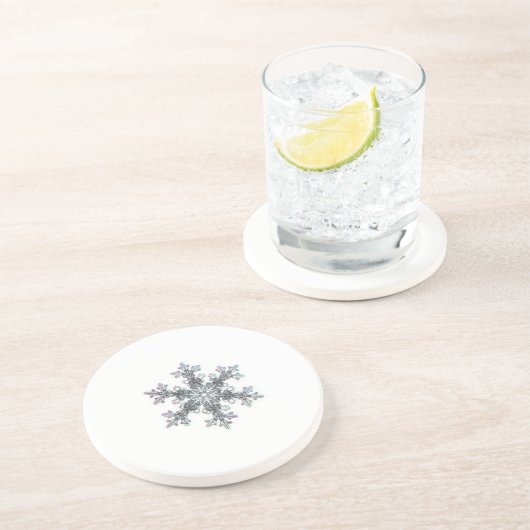 Dessous De Verre En Grès Flacon de neige (Côté)