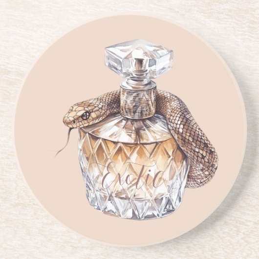 Dessous De Verre En Grès Flacon de parfum serpent (Devant)