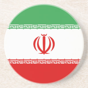 Dessous De Verre En Grès Flag of Iran