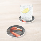 Dessous De Verre En Grès Flamant rose (Côté)