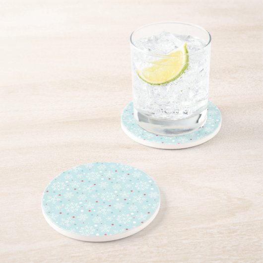 Dessous De Verre En Grès Flambeaux d'hiver (Côté)