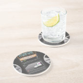 Dessous De Verre En Grès Flèche de ghetto Boombox (Côté)