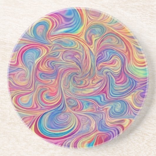 Dessous De Verre En Grès Flèches de couleur (Devant)