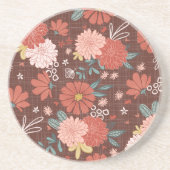 Dessous De Verre En Grès Fleur (Devant)