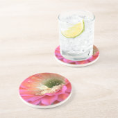 Dessous De Verre En Grès Fleur de cactus rose dans le désert (Côté)