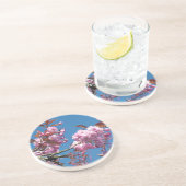 Dessous De Verre En Grès Fleur de cerise (Côté)