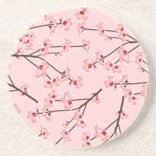 Dessous De Verre En Grès Fleur de cerisier