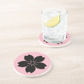 Dessous De Verre En Grès Fleur de cerisier sauvage (Côté)
