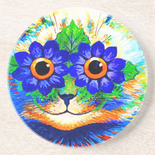 Dessous De Verre En Grès Fleur de chat (Devant)