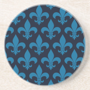 Dessous De Verre En Grès Fleur de lis motif Paris