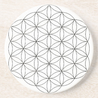 Dessous De Verre En Grès Fleur des dessous de verre de grès de la vie