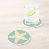 Dessous De Verre En Grès Fleur drôle (Côté)
