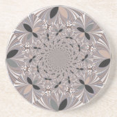 Dessous De Verre En Grès Fleur Inspiration (Devant)