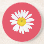 Dessous De Verre En Grès Fleur marguerite (Devant)