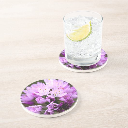 Dessous De Verre En Grès Fleur sauvage (Côté)