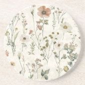 Dessous De Verre En Grès Fleur sauvage Meadow Sandstone (Devant)
