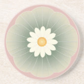 Dessous De Verre En Grès Fleur simple (Devant)