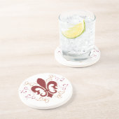 Dessous De Verre En Grès fleur_terre_lg (Côté)