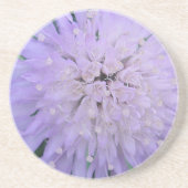 Dessous De Verre En Grès Fleur violette (Devant)