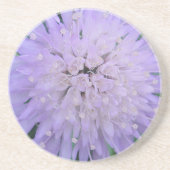Dessous De Verre En Grès Fleur violette (Devant)