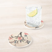 Dessous De Verre En Grès Fleurs (Côté)