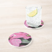 Dessous De Verre En Grès Fleurs (Côté)