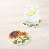 Dessous De Verre En Grès fleurs (Côté)