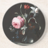 Dessous De Verre En Grès Fleurs dans un vase de Verelst (Devant)