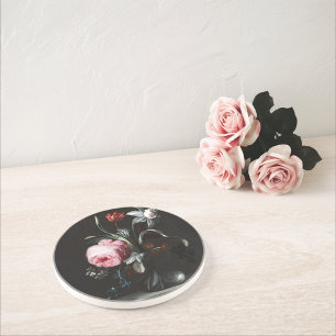 Dessous De Verre En Grès Fleurs dans un vase de Verelst