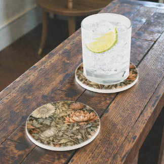 Dessous De Verre En Grès Fleurs d'automne de William Morris