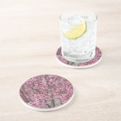 Dessous De Verre En Grès Fleurs de cerisier Sakura rose flottant (Côté)