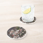 Dessous De Verre En Grès Fleurs de cerisiers (Côté)