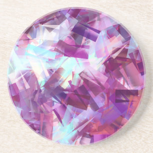 DESSOUS DE VERRE EN GRÈS FLEURS DE LAVENDER