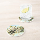 Dessous De Verre En Grès Fleurs de pommier anciennes (Côté)