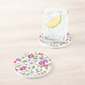 Dessous De Verre En Grès Fleurs de printemps (Côté)