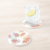 Dessous De Verre En Grès Fleurs d'eau (Côté)