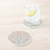 Dessous De Verre En Grès Fleurs Heureuses Grès (Côté)