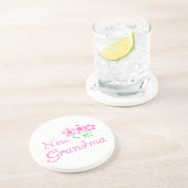 Dessous De Verre En Grès Fleurs roses Nouveaux cadeaux grand-mère (Côté)