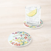 Dessous De Verre En Grès Fleurs sauvages (Côté)