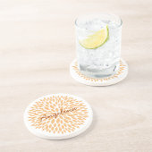 Dessous De Verre En Grès Fleurs simples (Côté)