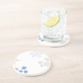 Dessous De Verre En Grès Flocon de neige (Côté)