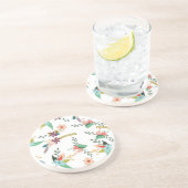 Dessous De Verre En Grès Floral 10 (Côté)