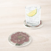 Dessous De Verre En Grès Floral français III (Côté)