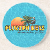Dessous De Verre En Grès Florida Keys (Devant)